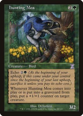 Hunting Moa card from Timeshifted