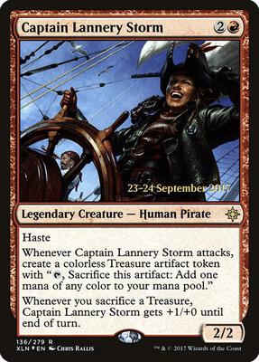 Captain Lannery Storm card from Prerelease Cards
