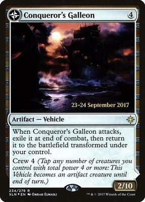 Conqueror's Galleon card from Prerelease Cards
