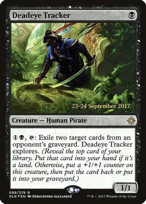 Deadeye Tracker card from Prerelease Cards