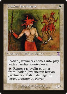 Icatian Javelineers card from Timeshifted