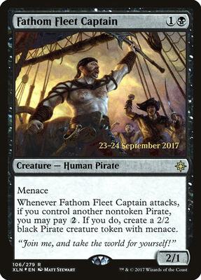 Fathom Fleet Captain card from Prerelease Cards