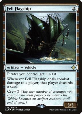 Fell Flagship card from Prerelease Cards