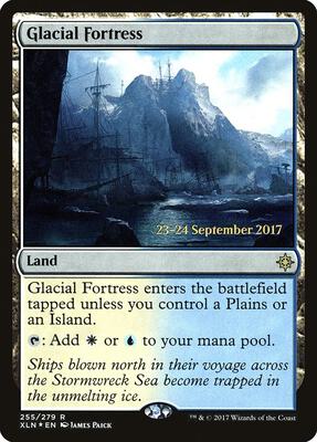 Glacial Fortress card from Prerelease Cards