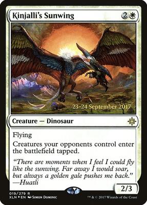 Kinjalli's Sunwing card from Prerelease Cards