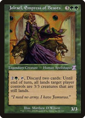 Jolrael, Empress of Beasts card from Timeshifted