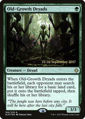 Old-Growth Dryads card from Prerelease Cards