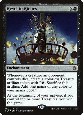 Revel in Riches card from Prerelease Cards