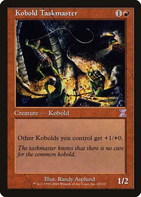 Kobold Taskmaster card from Timeshifted