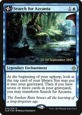 Search for Azcanta card from Prerelease Cards