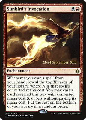 Sunbird's Invocation card from Prerelease Cards