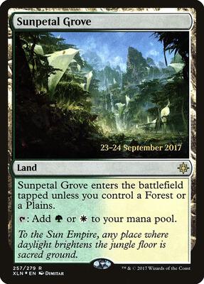 Sunpetal Grove card from Prerelease Cards