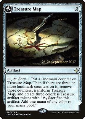 Treasure Map (XLN) card from Prerelease Cards