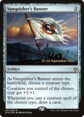 Vanquisher's Banner card from Prerelease Cards