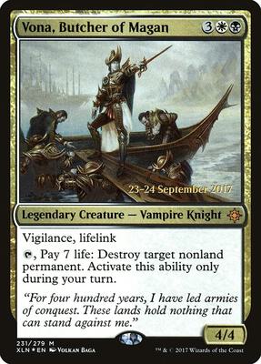 Vona, Butcher of Magan card from Prerelease Cards