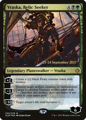 Vraska, Relic Seeker card from Prerelease Cards