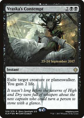 Vraska's Contempt card from Prerelease Cards