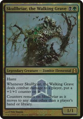 Skullbriar, the Walking Grave (Commander Launch Promo) card from Oversize Cards