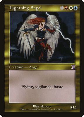 Lightning Angel card from Timeshifted