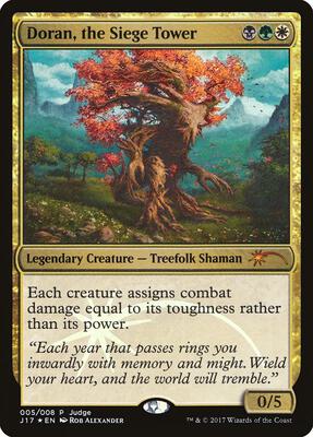 Doran, the Siege Tower card from Judge Promos