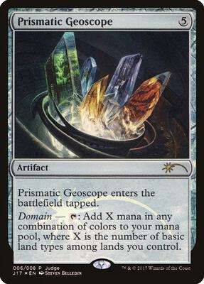 Prismatic Geoscope card from Judge Promos