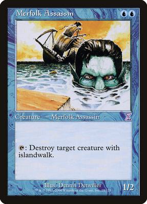 Merfolk Assassin card from Timeshifted