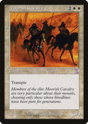 Moorish Cavalry card from Timeshifted