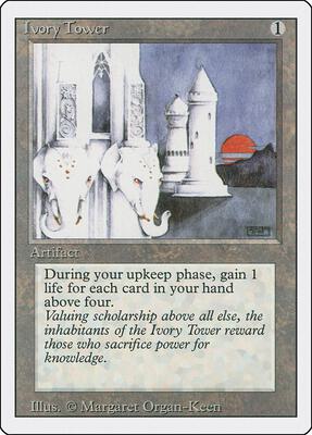 Ivory Tower card from Revised Edition