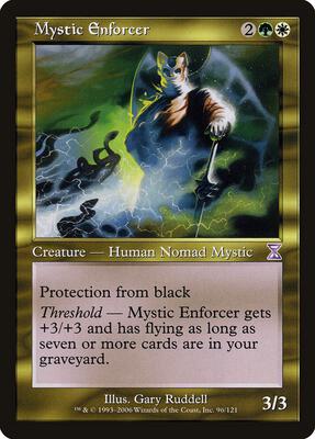 Mystic Enforcer card from Timeshifted