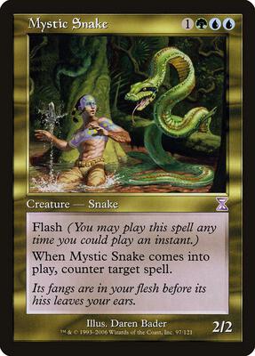Mystic Snake card from Timeshifted