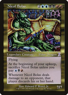 Nicol Bolas card from Timeshifted
