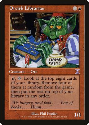 Orcish Librarian card from Timeshifted
