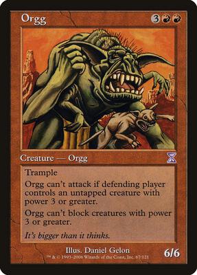 Orgg card from Timeshifted