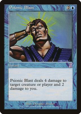 Psionic Blast card from Timeshifted