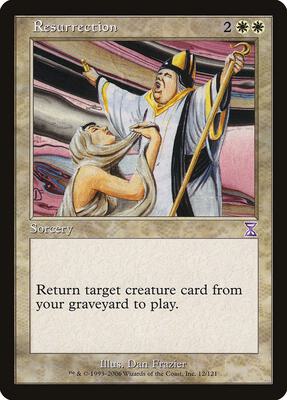Resurrection card from Timeshifted