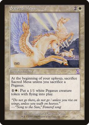 Sacred Mesa card from Timeshifted