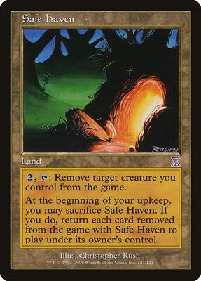 Safe Haven card from Timeshifted