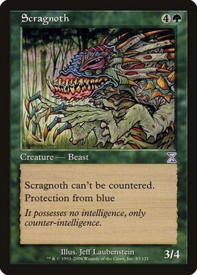 Scragnoth card from Timeshifted