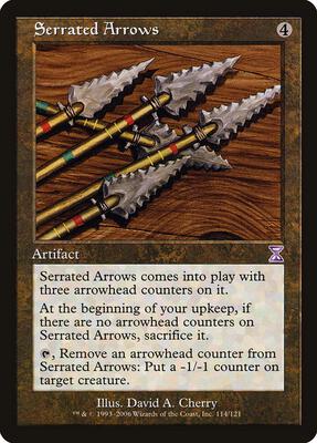 Serrated Arrows card from Timeshifted