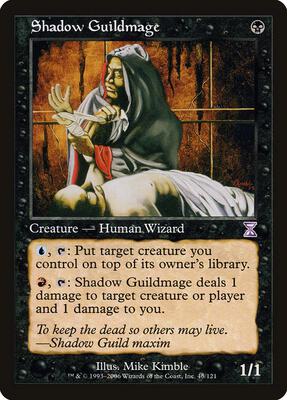 Shadow Guildmage card from Timeshifted