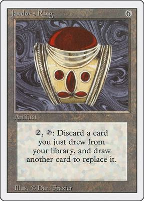 Jandor's Ring card from Revised Edition