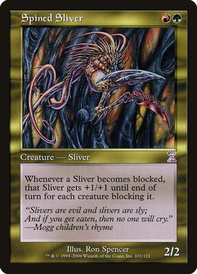 Spined Sliver card from Timeshifted