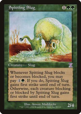 Spitting Slug card from Timeshifted