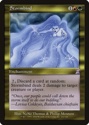 Stormbind card from Timeshifted