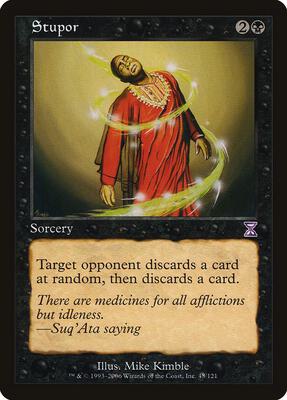 Stupor card from Timeshifted