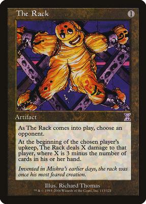 The Rack card from Timeshifted