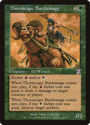 Thornscape Battlemage card from Timeshifted