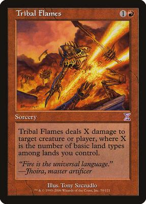 Tribal Flames card from Timeshifted