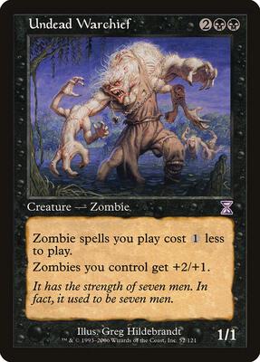 Undead Warchief card from Timeshifted