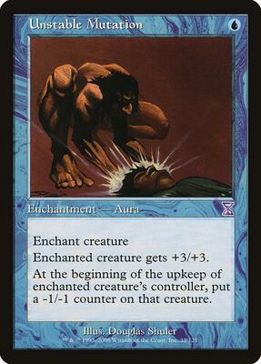 Unstable Mutation card from Timeshifted